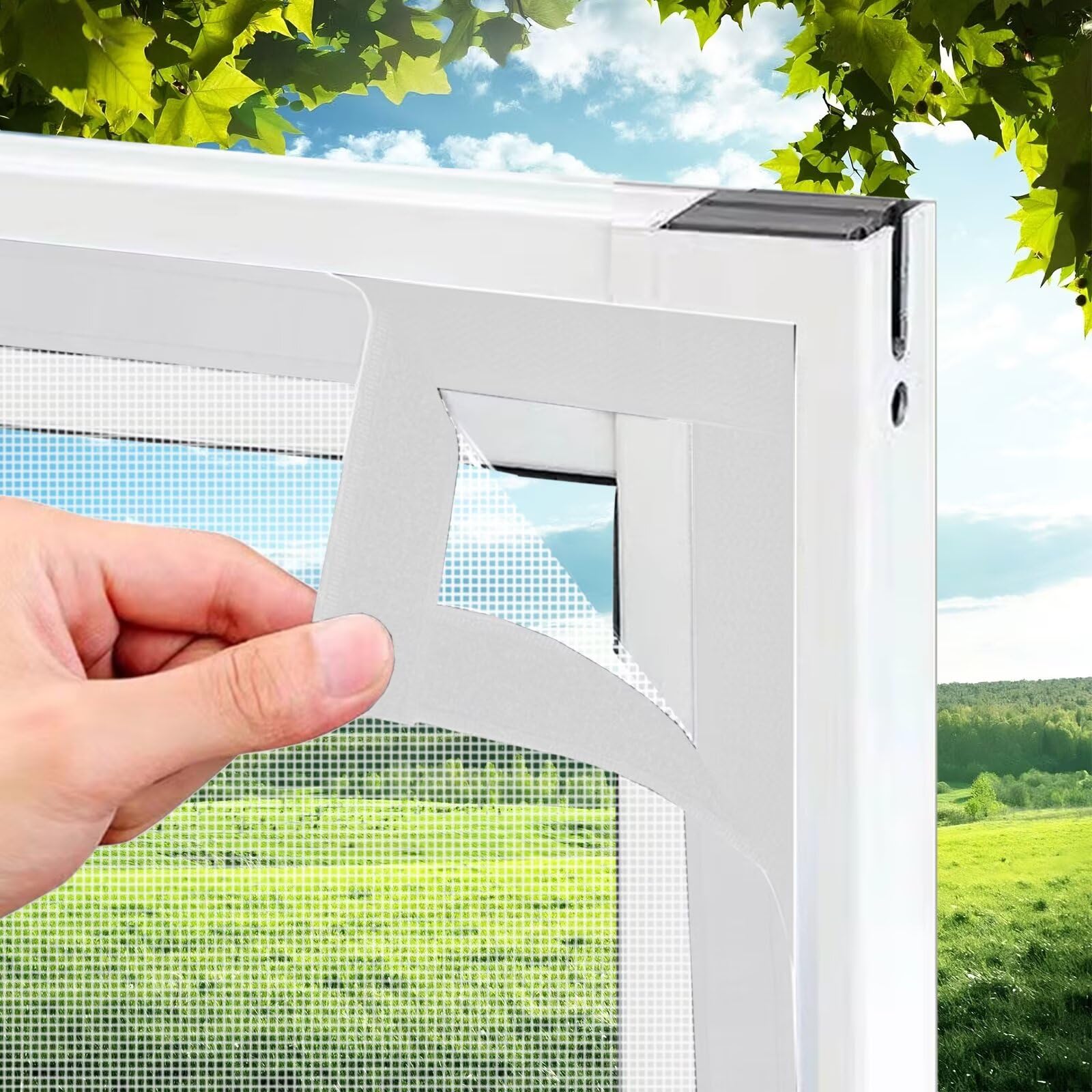 Screen nets for Window, 115x190cm White