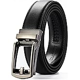 CHAOREN Mens Dress Belt - Ratchet Belt Leather 1 1/4" Comfort Click - Perfect Companion to Mens Dress Shoes