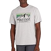 MARMOT Men's MMW Gradient Short-Sleeve Tee - Screen Printed Graphic on Soft, Breathable, Eco-Friendly Cotton/Poly Blend