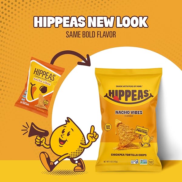 HIPPEAS CHIPS TORTILLA NACHO VBS 5 OZ