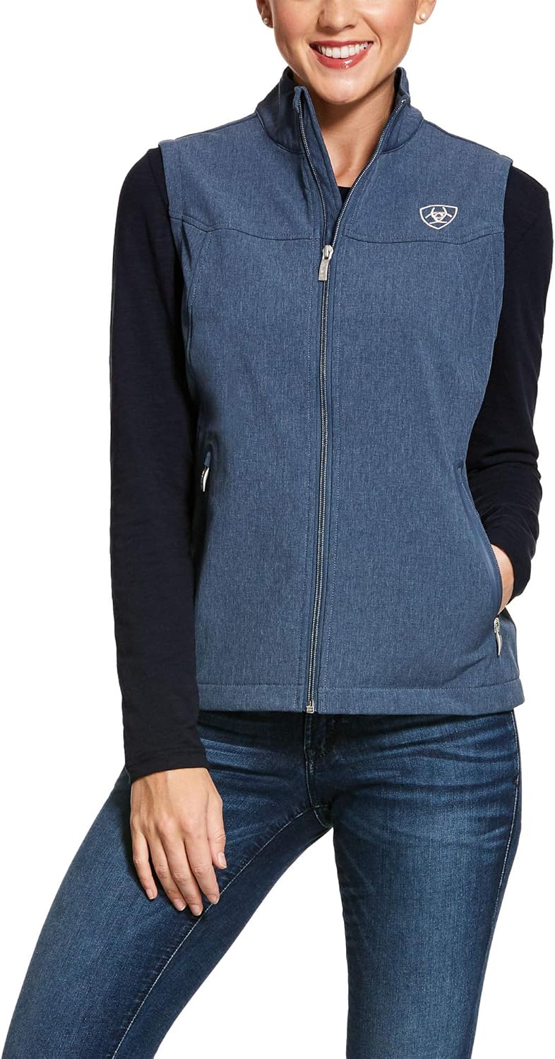 ARIAT Women's New Team Softshell Vest Blue Size XSmall Amazon.ca