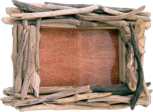 SEESTERN Treibholz Bilderrahmen für 10x15 cm Fotos Wanddeko Driftwood