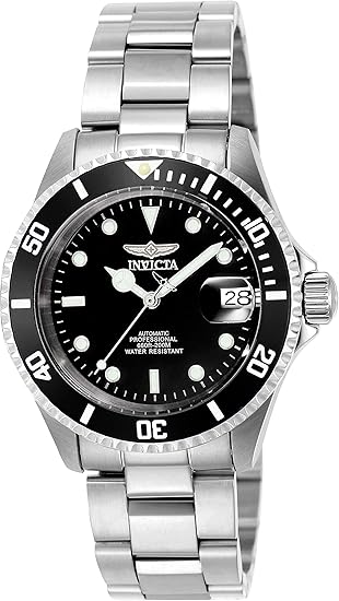 Amazon Com Invicta Men S Pro Diver 40mm Stainless Steel Automatic Watch With Coin Edge Bezel Silver Model 9937ob Invicta Watches