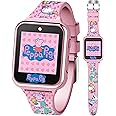 Peppa Pig Kids Interactive Smart Watch with Touchscreen, Camera, Games, Pedometer, Alarm & More – Fun Learning Digital Watch for Girls & Boys – Peppa Pig-Themed Silicone Strap – Fits Wrists 5.5”-8”