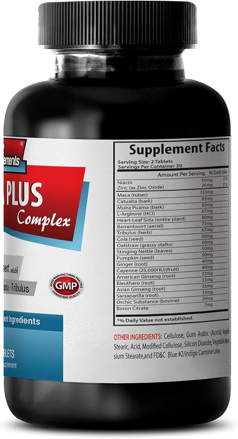 Catuaba and Muira puama - Maca Plus Complex - Promotes Healthy (2 Bottles - 120 Tablets): Health & Personal Care