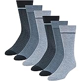Ted Baker Men's Solid Crew Dress Socks (6-Pack)