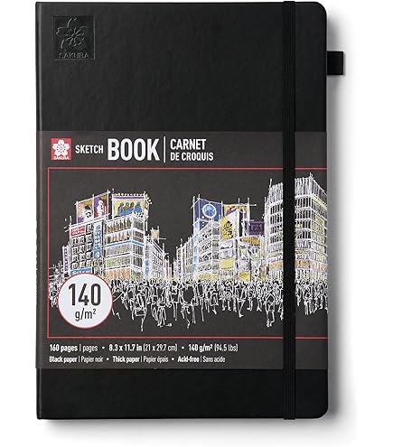 Amazon.com: Maruman SS2 Small Sketchbook Assorted Colors Cream