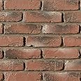 AZ Faux High-Density Polyurethane Faux Brick Wall Textured Panels for Interior and Exterior Decor | Faux Brick Paneling | Old Medford Brick | 8" L x 8" H | Sample Size | Historic Brick