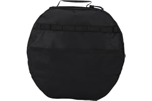 Luocute Grill Pan Storage Bag, Premium Oxford Cloth Wear Proof Tear Proof Round BBQ Skillet Pouch with Sturdy Handle for Outd
