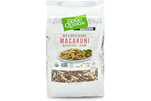GoGo Quinoa Organic Premium Quality Vegan Red and White Macaroni Pasta, Non-GMO Project Verified & Kosher Certified 2.2 Lbs