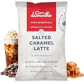 Caf&eacute; Essentials Salted Caramel Latte Frappe Mix (3.5 lb Bag, 26 Servings) | No artificial colors, flavors or sweeteners, Shelf Stable, Salted caramel powder mix great for hot, iced and frozen beverages