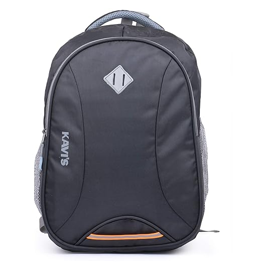 The Kavis Laptop Bag for Women and Men | Backpacks for Girls Boys Stylish | Trending Bagpack | School Bag | Bag for Boys Kids Girl | 18 Inch Laptop Bag | (Black)