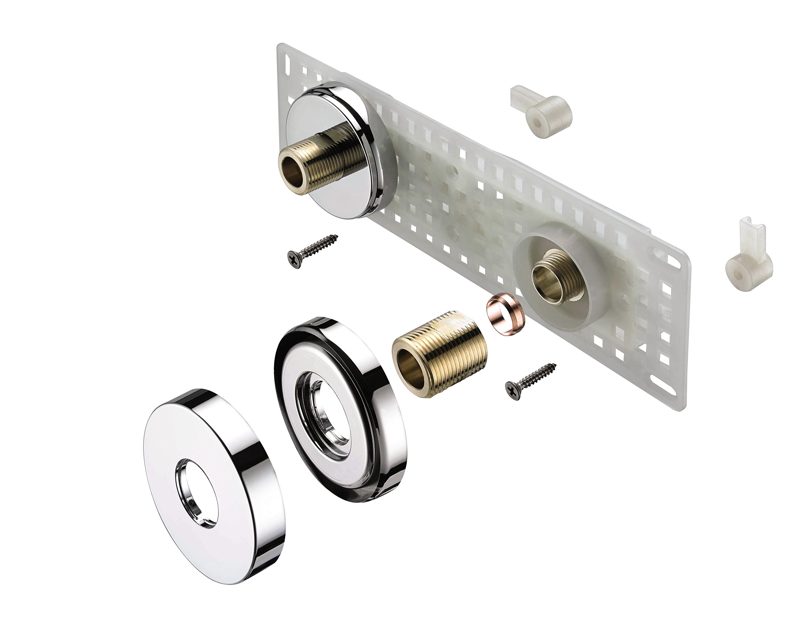 Bristan WMNT11 C Wall Mount 11 - Chrome Plated