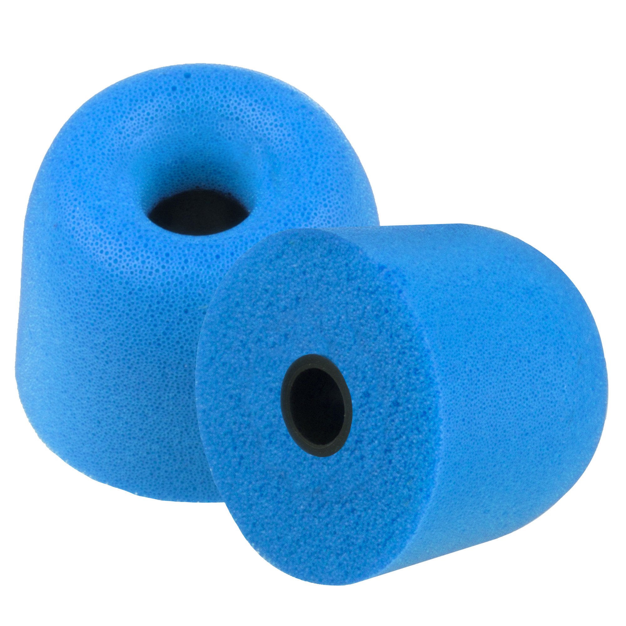 Xcessor Bullet FX-30 Large Replacement Comfort Foam Earbuds - Blue (Pack of 8)