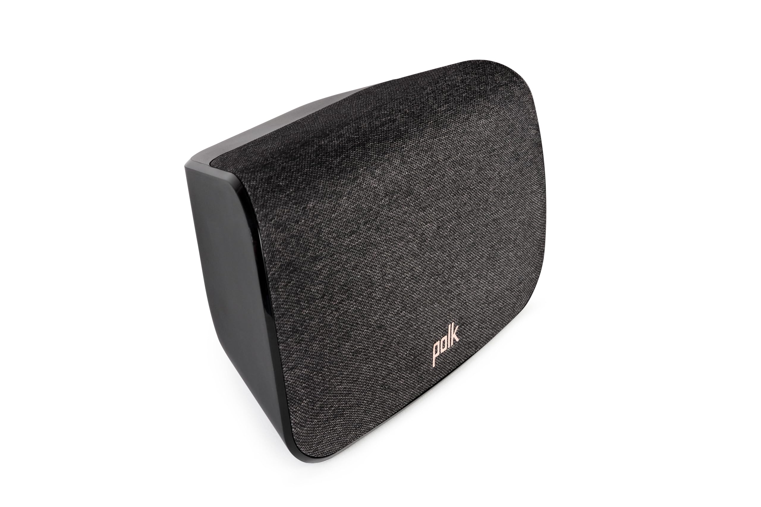 Polk Audio SR2 Wireless Surround Speakers for React Soundbars, Active L & R for Home Cinema, Wall Mountable - Black