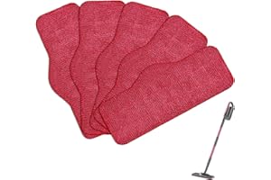 5Pcs Steam Mop Pads Compatible with Schenley Steam Mop Cleaner, Schenley Steam Mop Replacement Pads, Washable and Reusable Re