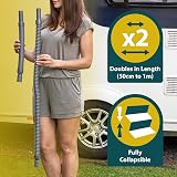 Colapz Collapsible 1m Waste Pipe Extension for Caravan & Campervan view 4