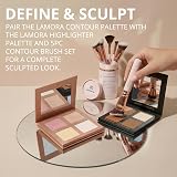 Lamora Contour Palette Makeup Powder 4 Matte Colors Vegan Cruelty Free Highlight view 6