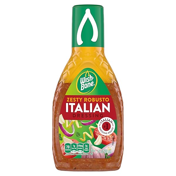 WISH-BONE ZESTY ROBUSTO ITALIAN DRESSING, 8 FL OZ