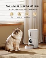 Faroro Automatic Cat Feeder 4L with Timer up to 6 Meals Daily view 2