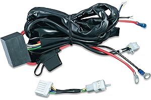 Kuryakyn 7676 Motorcycle Accessory: Plug & Play Trailer Wiring with Relay Harness for 2012-17 Honda Gold Wing GL1800, F6B Motorcycles , Black