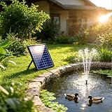 Biling Solar Water Pump with Battery Backup 7.5W 3600mAh 10 Nozzles view 7