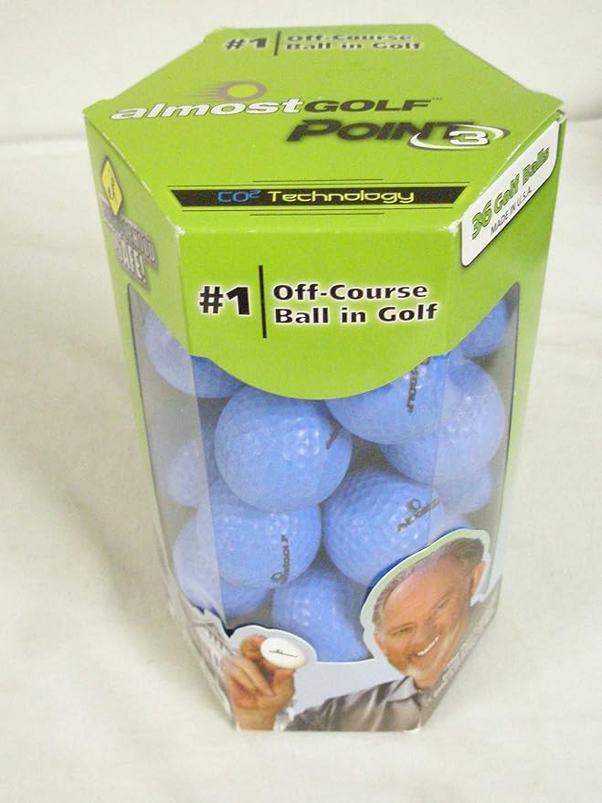 Almost Point3 36 Golf Balls (Restricted Flight) Blue