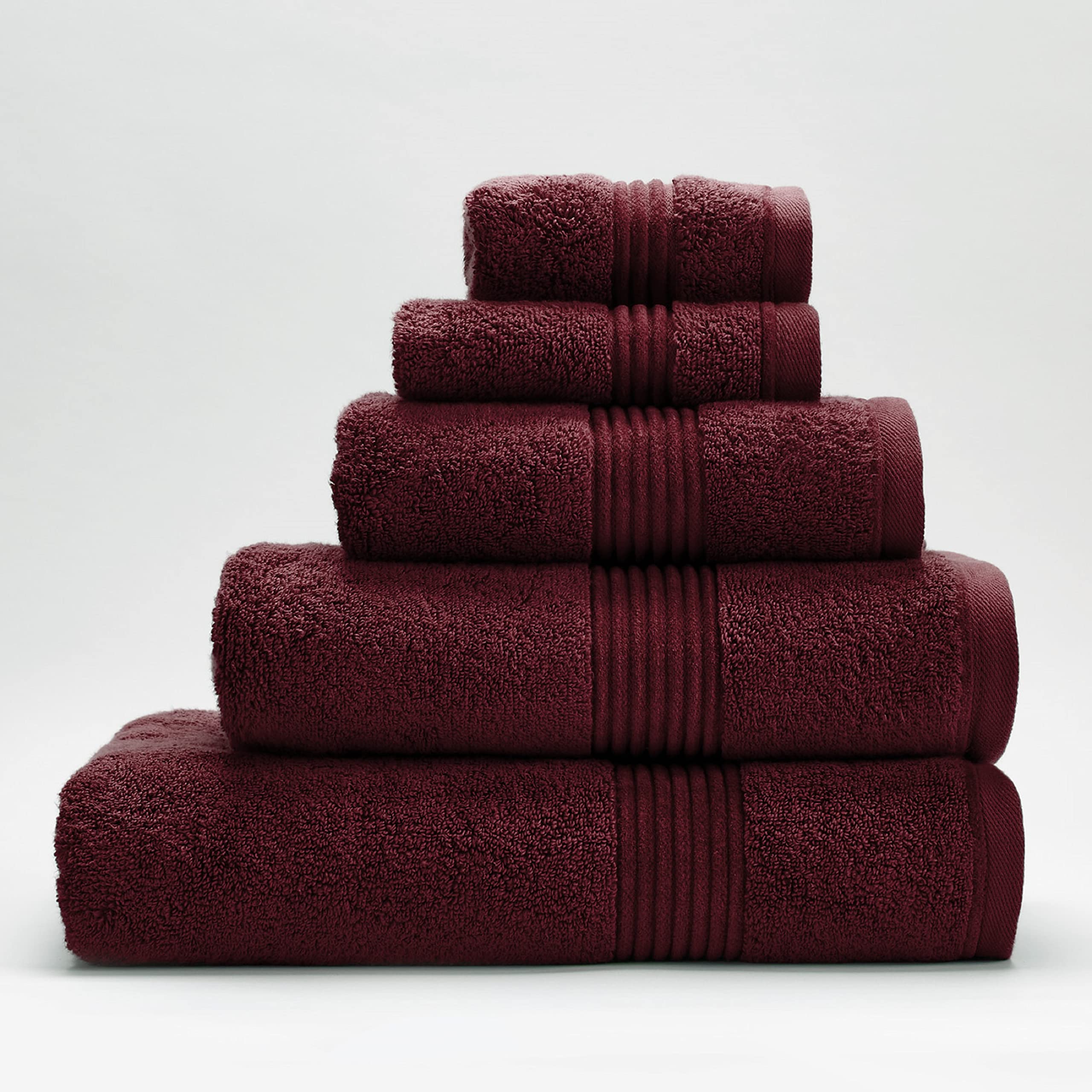 Catherine Lansfield Hometextiles, Bath, So Soft Bordeaux Towel 100x150cm