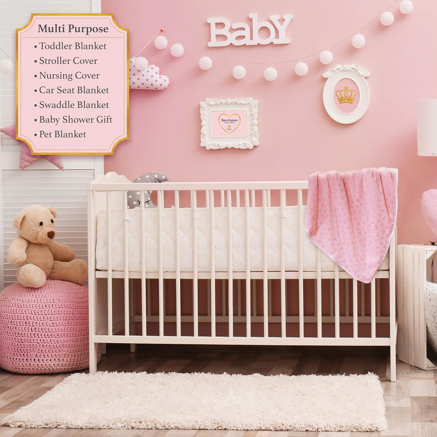 cot bed fleece blanket