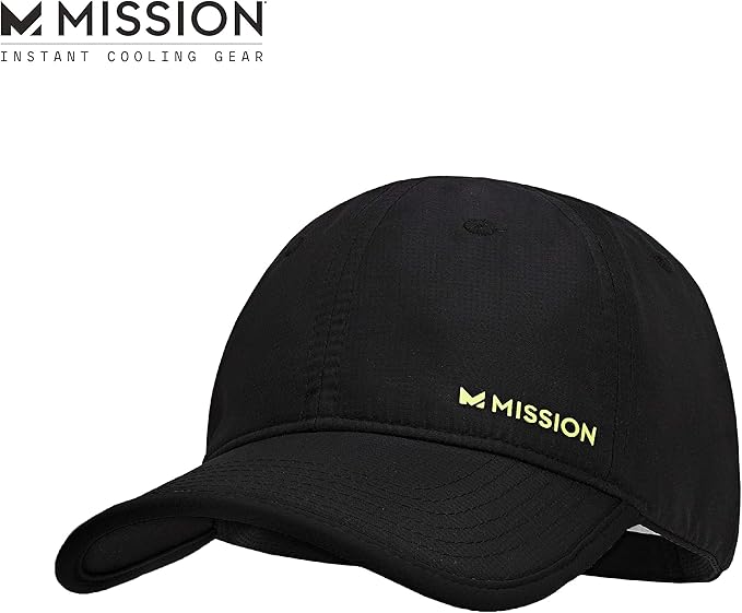 black and white cap