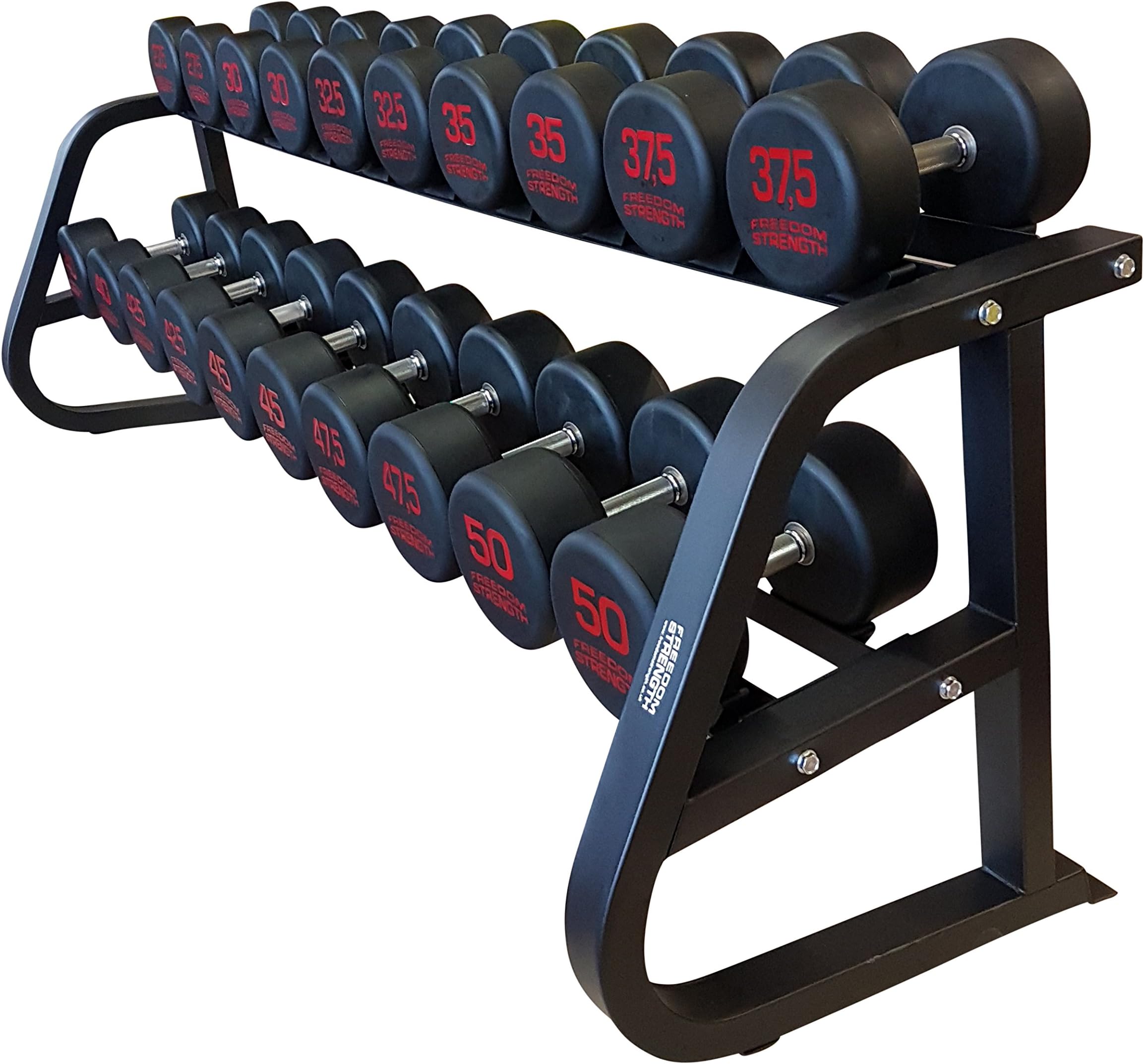 Freedomstrength Classic Round Rubber Dumbbell Sets