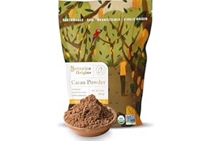 BOTANICA ORIGINS Botanica Cacao Powder, 10 oz | Low Cadmium | Organic | Raw | Unsweetened | Vegan, Keto and Paleo Friendly