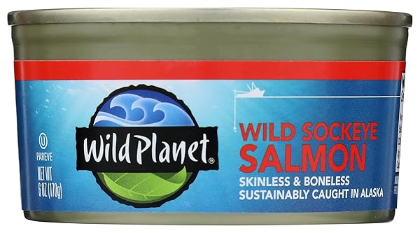 WILD PLANET WILD SOCKEYE SALMON, 6 OZ