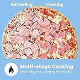 COMFEE' 700W 20L Digital Microwave Oven 6 Presets Express Cook White view 5
