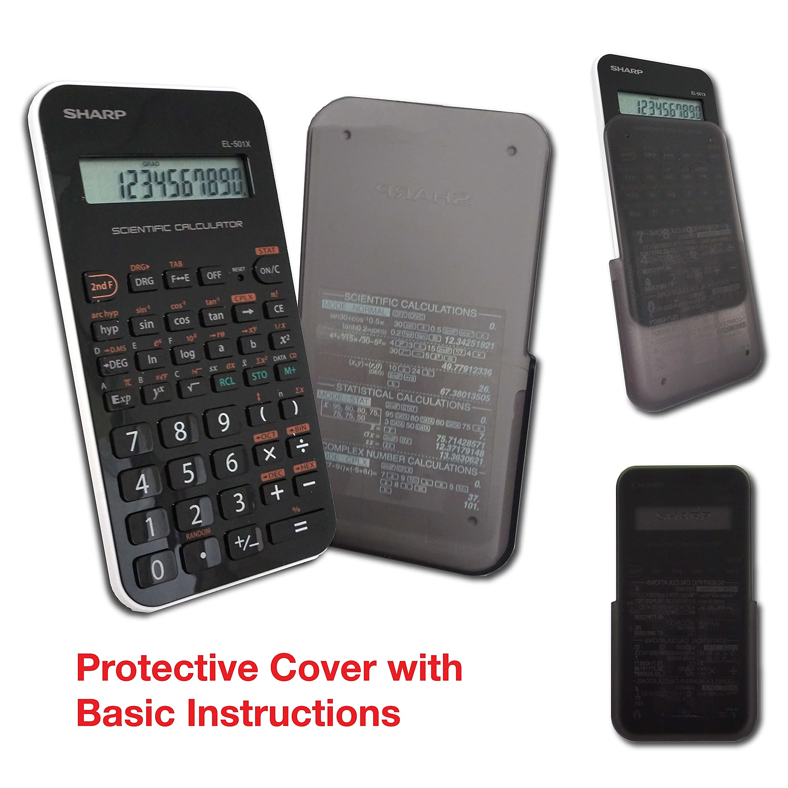 Sharp EL501X2BWH Engineering/Scientific Calculator