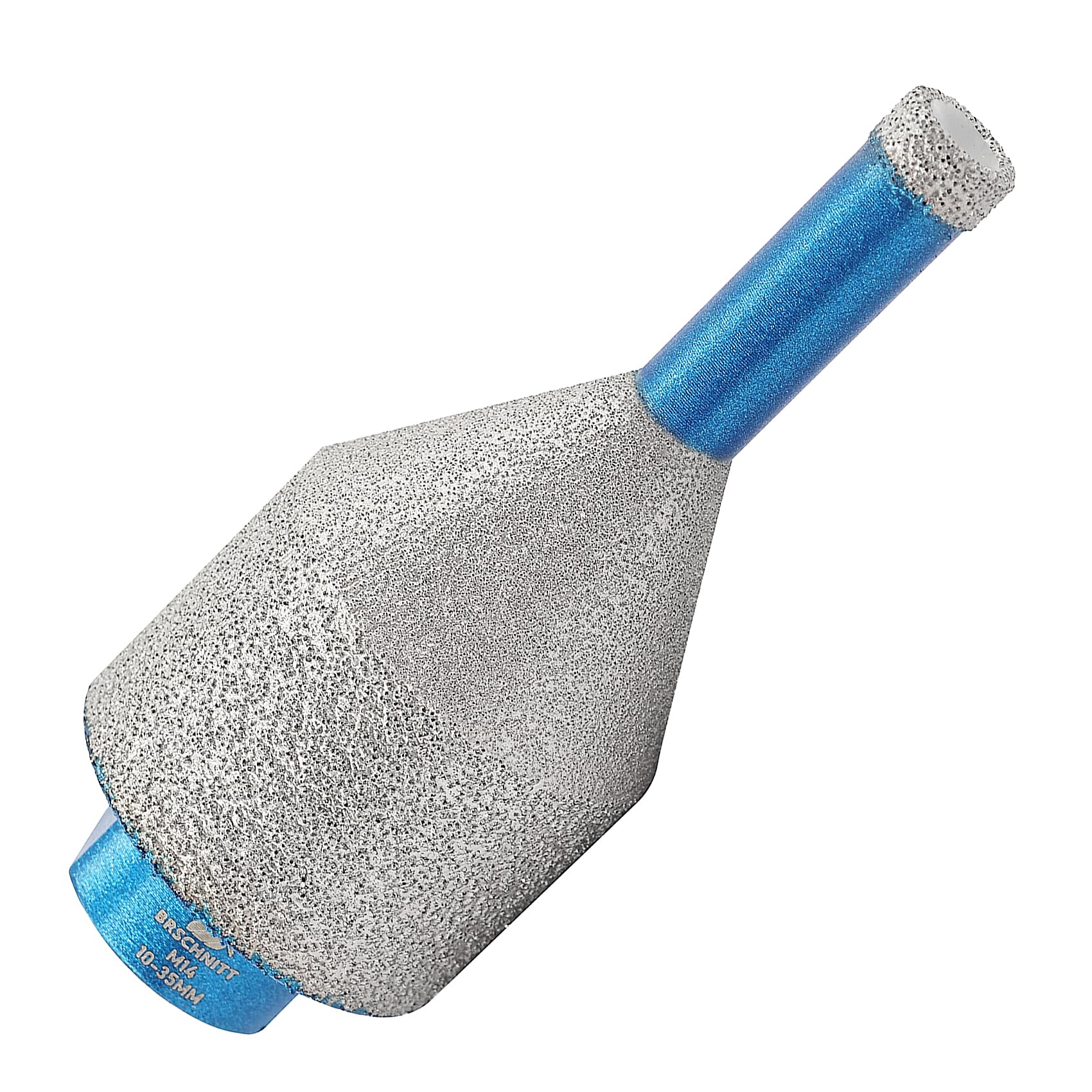 Diamond Core Drill Bit 10-35mm- BRSCHNITT Diamond Finger Milling Bits , Diamond Beveling Chamfer Bit,for Drilling Enlarging Shaping Holes of Porcelain Tile Ceramic Marble Granite Countertop — image 1