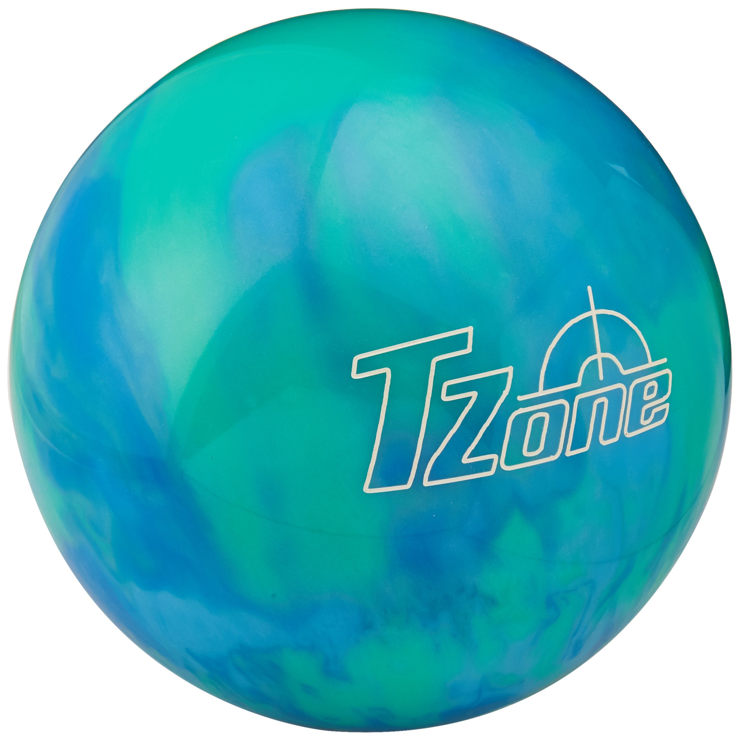 Brunswick TZone Caribbean Blue Bowling Ball (15Pounds) King Pinz Bowl
