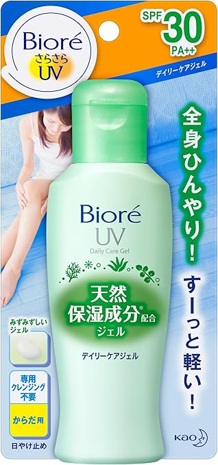 Amazon Co Jp ビオレ さらさらuvデイリーケアジェル Spf30 Pa 1ml ビューティー