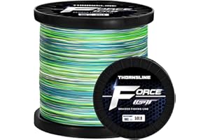 THORNSLINE ThonrsLine Force Braided Fishing Line - Incredible Abrasion Resistant Braided Lines for Saltwater or Freshwater - Camo Design Braid for Extra Visibility
