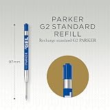 Parker Jotter Originals Gel Pen Refills Blue Medium 0.7mm 2 Count view 4