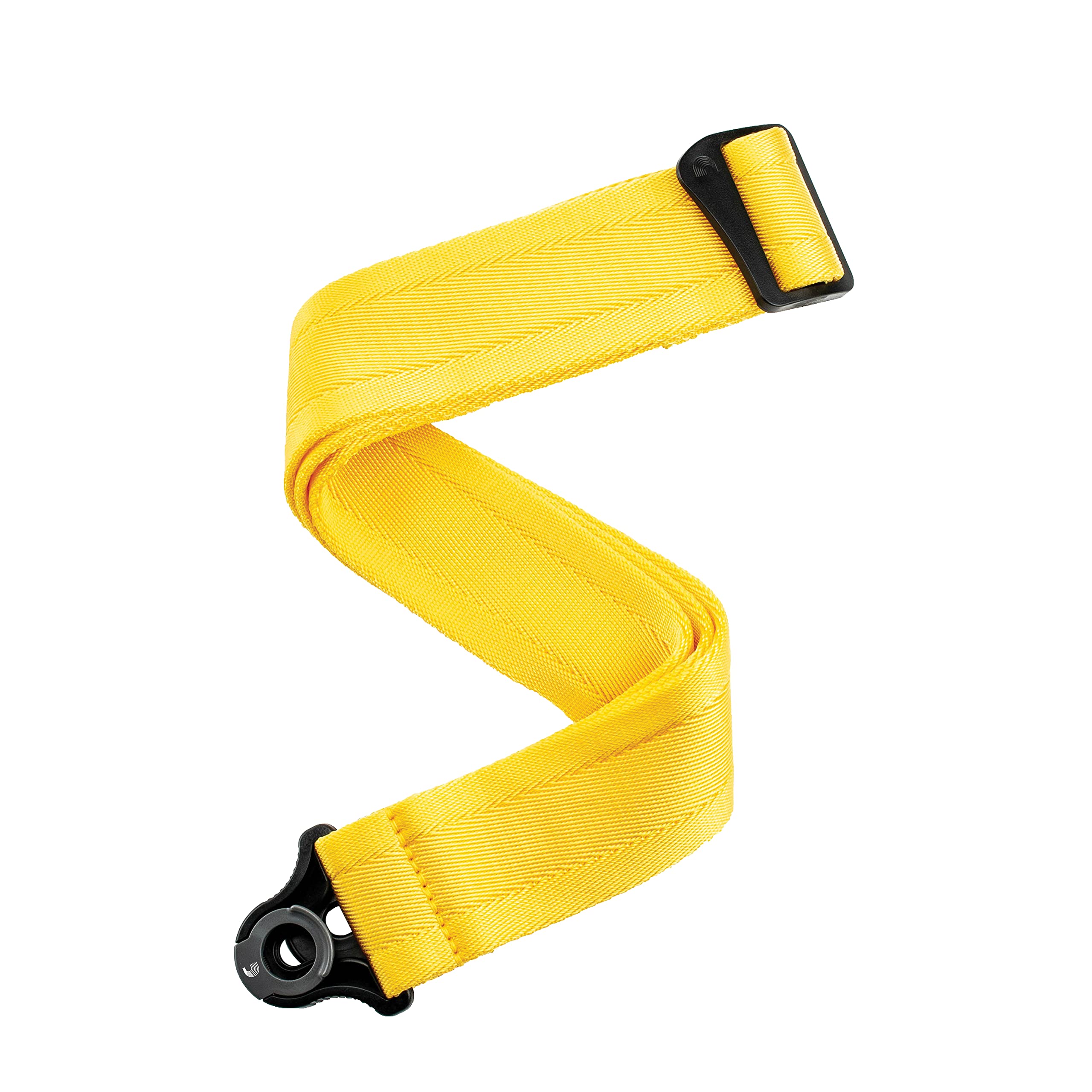 D'Addario Auto Lock Guitar Strap, Mellow Yellow — image 1