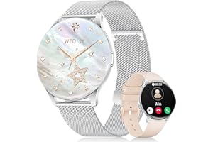 LIGE Smart Watch for Women with 1.43" AMOLED Touchscreen-Make/Answer Call IP68 Waterproof Fitness Tracker Smartwatch 100+Spor