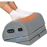 Comfier Foot Rest Under Desk at Work with Heat,Vibration,Foot Heater Foot Warmer,3 Height Under Desk Foot Rest for Office Chair,Gaming Chair Footstool, Ergonomic Heated Footrest,Computer Desk Use