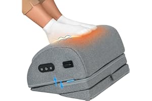 COMFIER Update Foot Rest Under Desk at Work with Heat,Vibration,Foot Heater Foot Warmer,3 Height Under Desk Foot Rest for Off