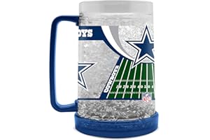 Duck House NFL Crystal Freezer Mug | Double-Wall Insulation for Cold Drinks | Refreezable | BPA-Free | 16oz