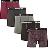 Champion mens Performance Boxer Brief- 5 Pack