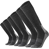 SoxDaddy Men's Cotton Full Cushion Over the Calf Socks Knee High Socks Tube Team Sports Socks for Men 3 Pairs