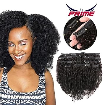 Oylove Hair 9a Grade Clip In Hair Mongolian Afro Kinky Curly Clip