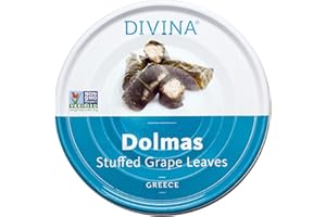 DIVINA Dolmas Stuffed Grape Leaves, 7 Ounce (Pack of 12)