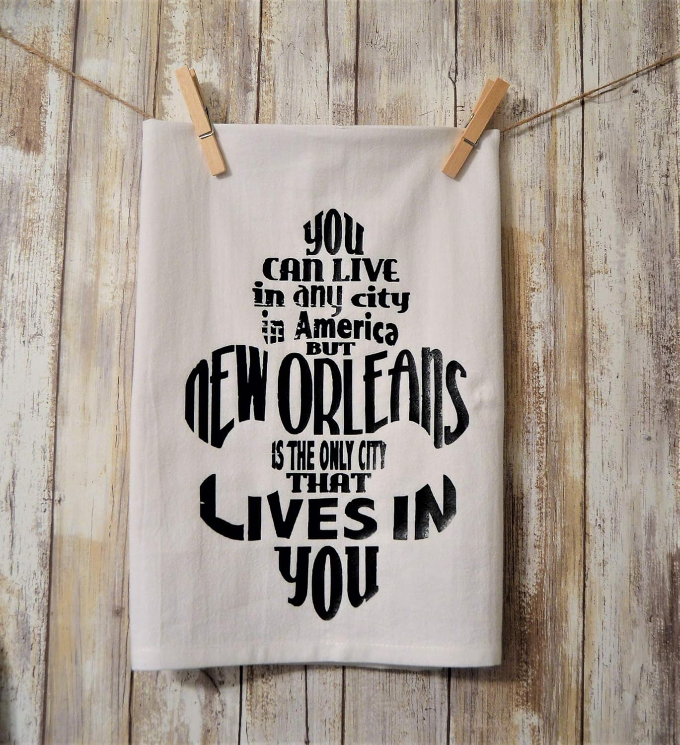 Amazon Com Fleur De Lis New Orleans White Kitchen Tea Towel Handmade